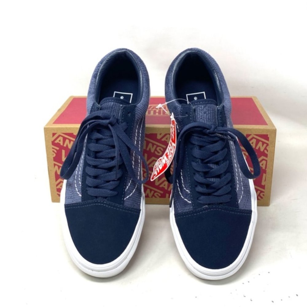 VANS Old Skool Parsley Skate Men's Blue Canvas Suede Casual Sneakers VN0A4BV5TPN - Picture 5 of 9